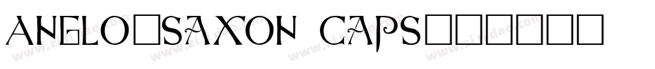Anglo-Saxon Caps字体转换